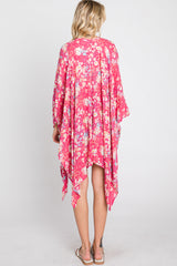 Fuchsia Floral Cover-Up