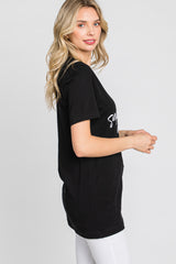 Black "Small Town Mama" Graphic Top