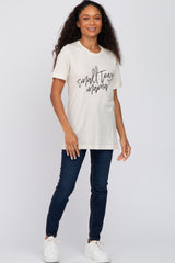 Ivory "Small Town Mama" Graphic Top