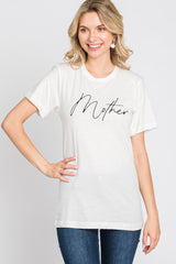 White Mother Graphic T-Shirt