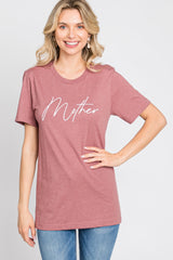 Mauve Mother Graphic T-Shirt