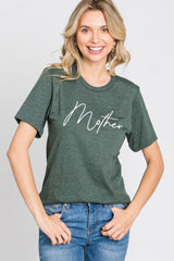 Forest Green Mother Graphic T-Shirt