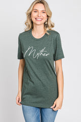 Forest Green Mother Graphic T-Shirt