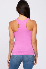 Fuchsia Fitted Tank Top