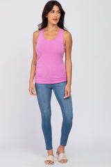 Fuchsia Fitted Tank Top