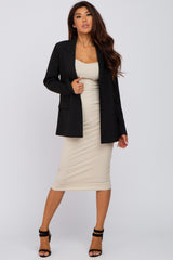 Black Pocket Front Blazer