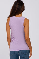 Lavender Heathered Tank