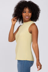 Yellow Heather Basic Tank Top