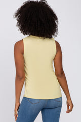 Yellow Heather Basic Tank Top