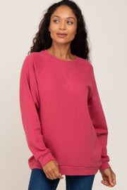 Magenta Long Sleeve Top