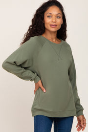 Olive Long Sleeve Top