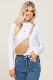 White Basic Raw Hem Long Sleeve Top