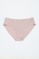 Light Pink Ribbed Seamless Maternity Underwear