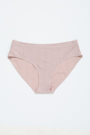 Light Pink Ribbed Seamless Maternity Underwear