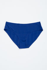 Royal Blue Ribbed Seamless Maternity Underwear