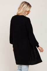 Black Knit Cardigan