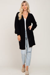 Black Knit Cardigan