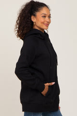 Black Fleece Front Pocket Hoodie