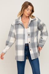 Grey Plaid Jacket