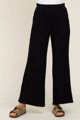 Black Thermal Lightweight Lounge Pants