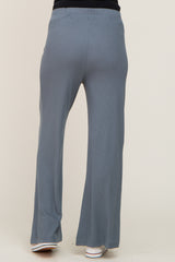 Blue Thermal Lightweight Maternity Lounge Pants