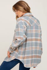 Light Blue Plaid Flannel