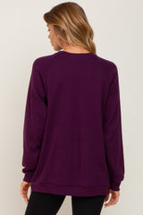 Plum Long Sleeve Top