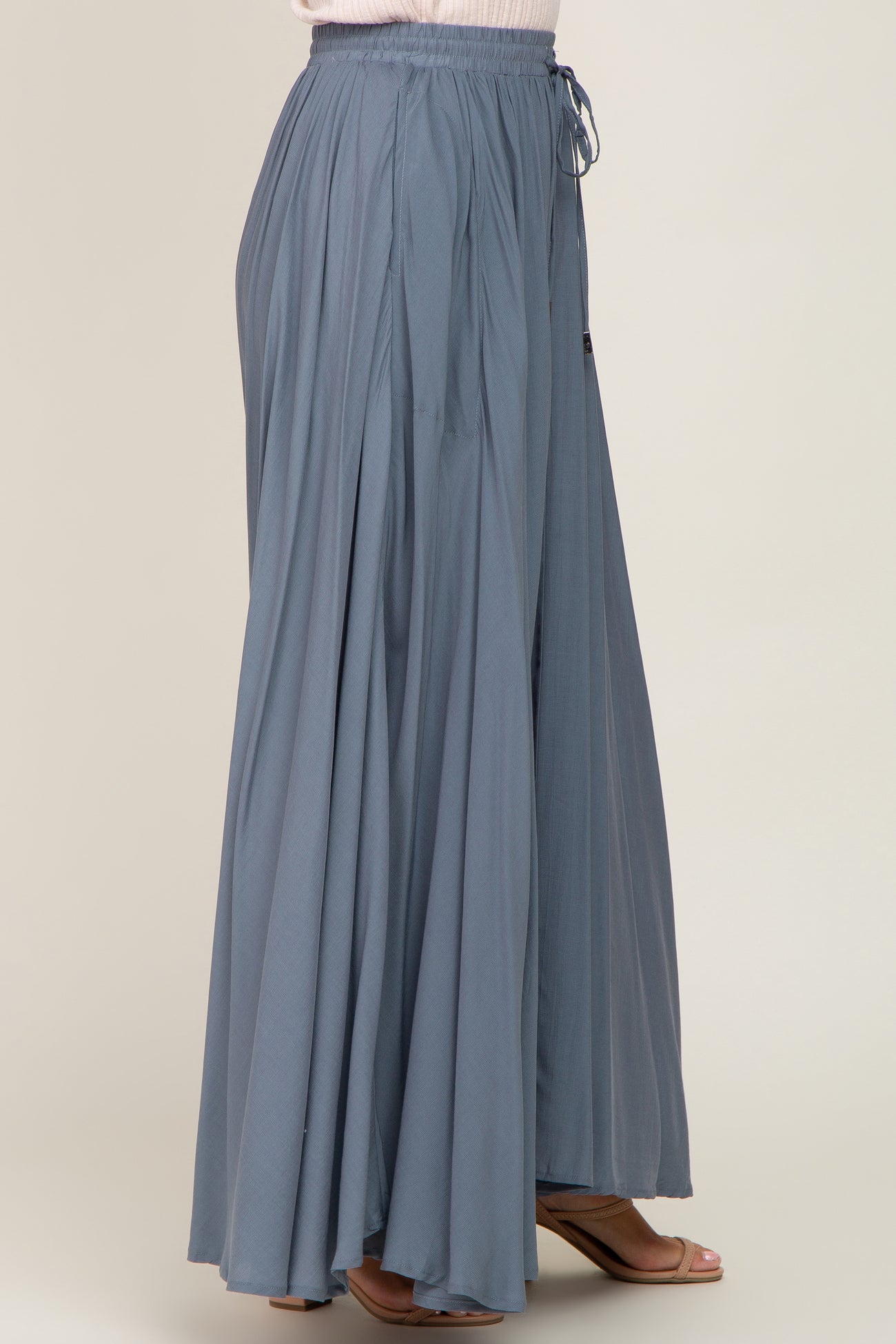 Blue Tassel Maxi Skirt – PinkBlush