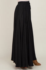 Black Tassel Maxi Skirt