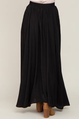 Black Tassel Maxi Skirt