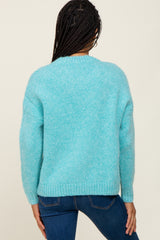 Light Blue Chunky Knit Sweater