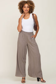 Olive Wide Leg Pants