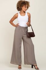 Olive Wide Leg Pants