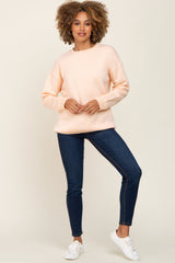 Peach Basic Sweatshirt