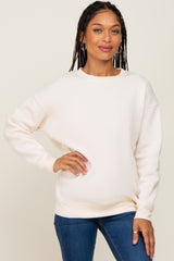 Beige Basic Sweatshirt