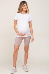 Lavender Maternity Active Shorts