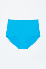 Blue Seamless High Waist Underwear