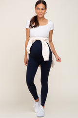 Navy Belly Bandit Bump Support Leggings