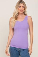 Lavender Seamless Tank Top