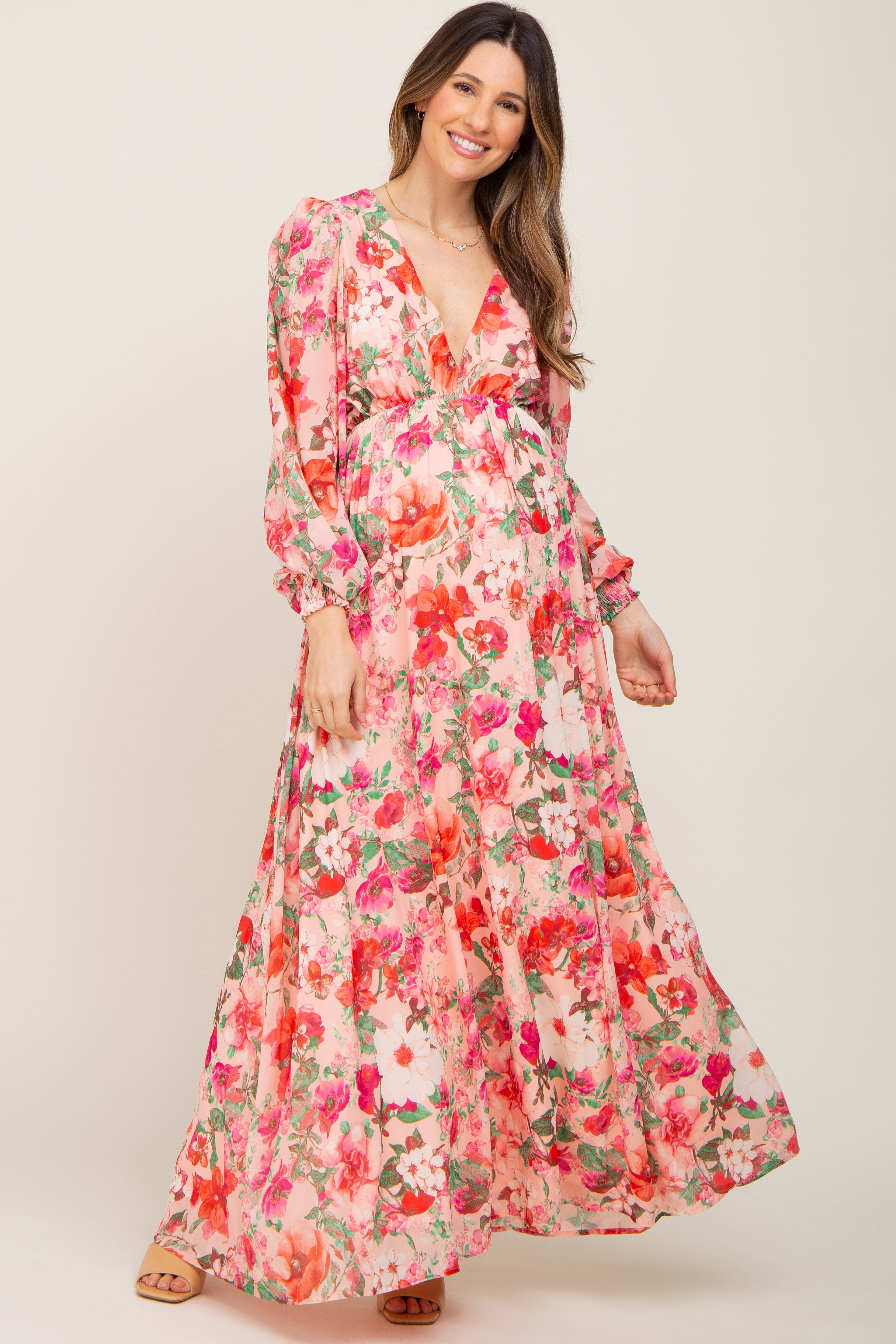 V Neck Dresses - Deep V Neck Dresses - Long Sleeve & Maxi Dresses –  Rosedress
