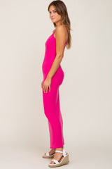 Fuchsia Racerback Maxi Dress