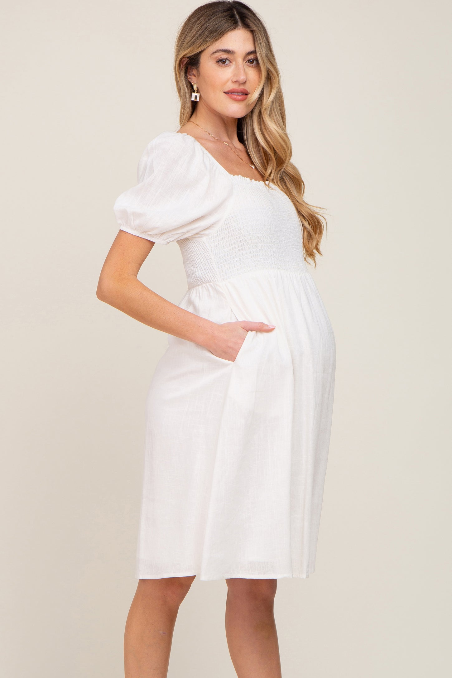 Pregnant Dresses 100% Cotton Solid Color Maternity Skirt Intimates