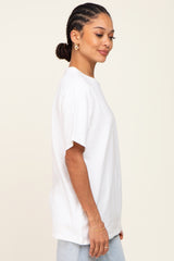 Ivory Oversized Basic Tee