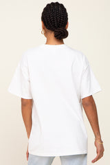 Ivory Oversized Basic Tee