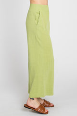 Light Olive Wide Leg Pants