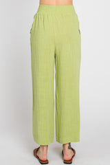 Light Olive Wide Leg Pants