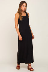 Black Sleeveless Maxi Dress