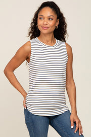 Ivory Striped Tank