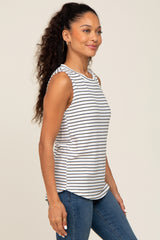 Ivory Striped Tank