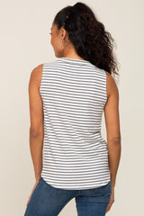 Ivory Striped Tank